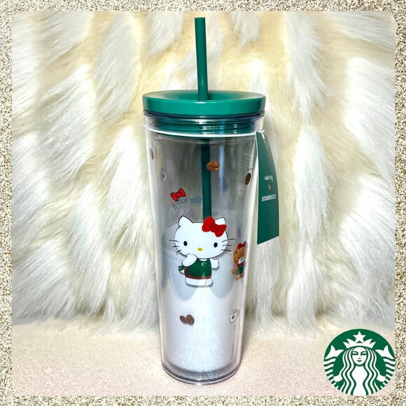 ✨🎀 NWT 2025 Starbucks x Hello Kitty 24oz Venti Cold Cup Tumbler